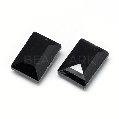 Pointed Back Glass Rhinestone Cabochons RGLA-T031-10x14mm-23-1