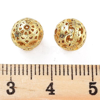 Rack Plating Brass Beads KK-S377-11G-1