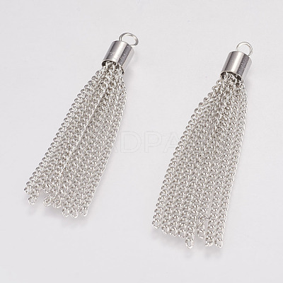 Iron Chain Tassel Pendants X-IFIN-F144-09P-1