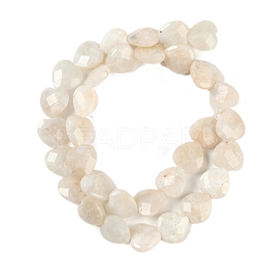 Natural Rainbow Moonstone Beads Strands G-G118-A01-01-1