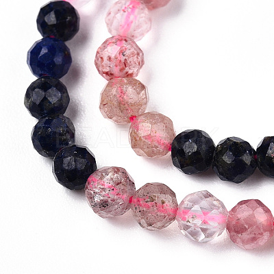 Natural Mixed Gemstone Beads Strands G-D080-A01-02-30-1
