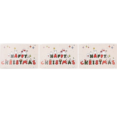 200Pcs Christmas Theme Paper Self-Adhesive Stickers DIY-M070-02I-1