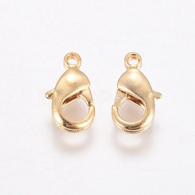 Brass Lobster Claw Clasps X-KK-WH0030-01G-1