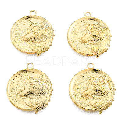 Ion Plating(IP) 201 Stainless Steel Pendants LS-STAS-N098-267LG-1