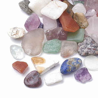 Natural & Synthetic Mixed Stone Beads G-Q989-026-1
