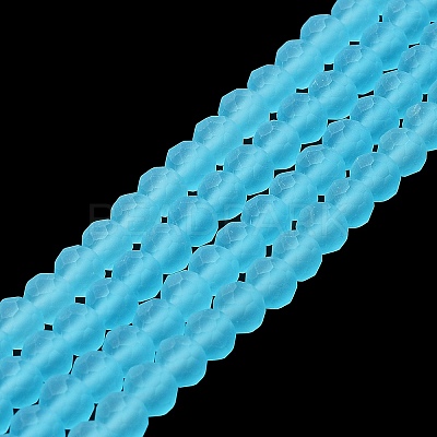 Transparent Glass Beads Strands EGLA-A034-T2mm-MD08-1