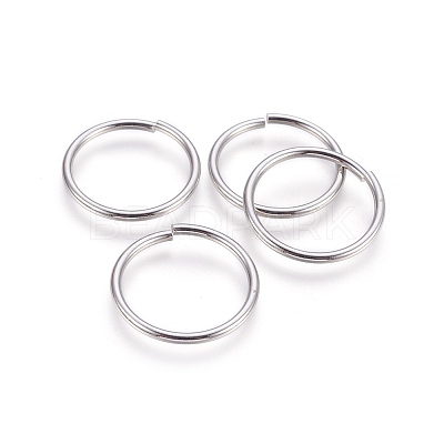 Tarnish Resistant 304 Stainless Steel Saw Cut Open Jump Rings STAS-P212-25P-01-1