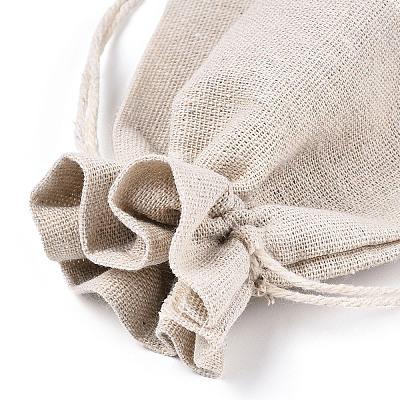 Cotton Cloth Packing Pouches Drawstring Bags ABAG-R011-15X20-01-1
