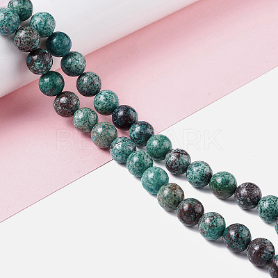 Natural Chrysocolla Beads Strands G-I318-09D-1