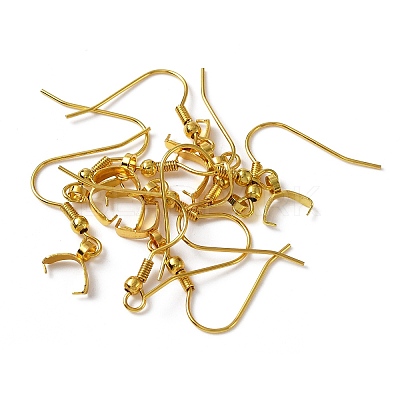304 Stainless Steel Earring Hooks STAS-WH0035-14G-1