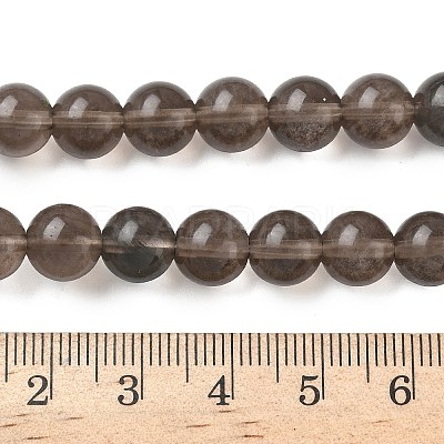 Natural Ice Obsidian Beads Strands G-P590-A01-8mm-01-1