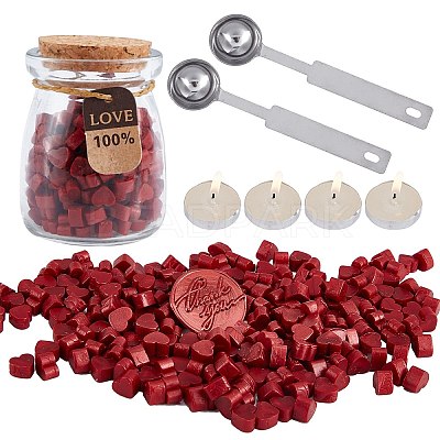 Sealing Wax Particles Kits for Retro Seal Stamp DIY-CP0003-60B-1