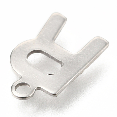 Non-Tarnish 201 Stainless Steel Charms STAS-C021-06P-R-1
