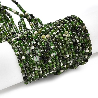 Natural Diopside Beads Strands G-G188-B14-03-1
