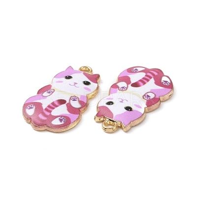 Alloy Enamel Pendants FIND-E031-02F-1