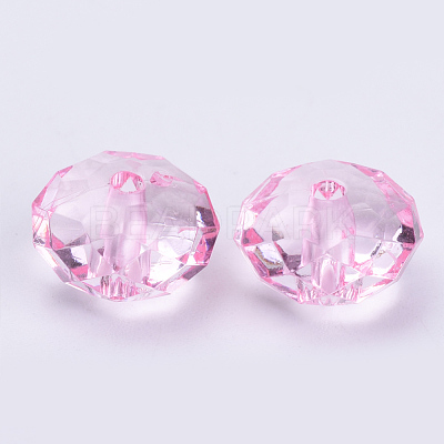 Transparent Acrylic Beads TACR-Q258-10mm-V-1