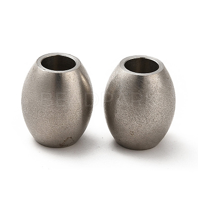 Non-Tarnish 304 Stainless Steel European Beads STAS-F281-09P-1