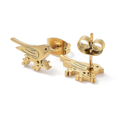 304 Stainless Steel Stud Earring EJEW-H136-02G-1