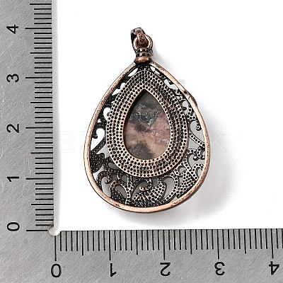 Natural Rhodonite Pendants G-A297-05R-14-1