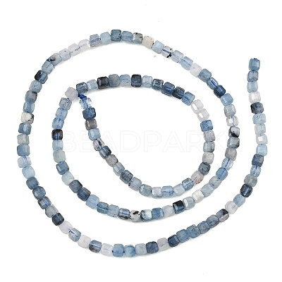 Natural Devil Blue Aquamarine Beads Strands G-NH0073-C01-3mm-1