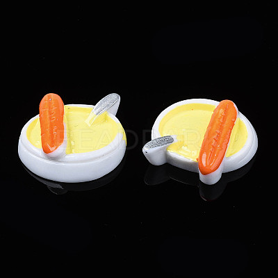 Opaque Epoxy Resin Cabochons LS-CRES-S358-40-1