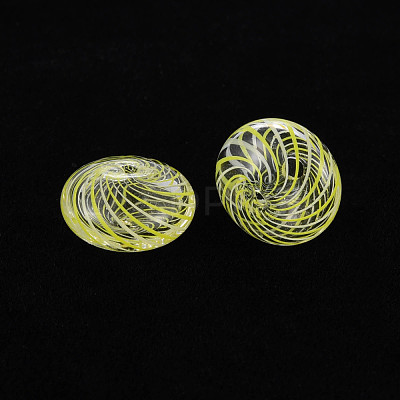 Transparent Handmade Blown Glass Globe Beads GLAA-T012-18-1