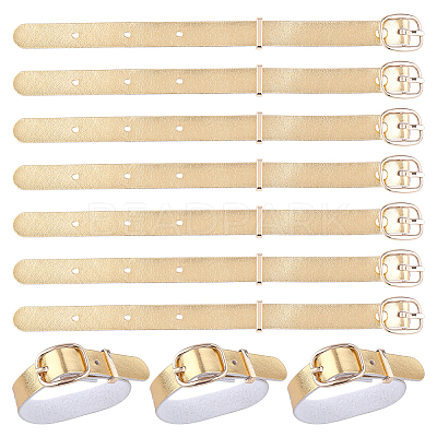10Pcs PU Leather Luggage Tag Straps FIND-WR0012-91-1