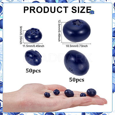 100Pcs 2 Styles PVC Home Decoration AJEW-PH0007-91-1
