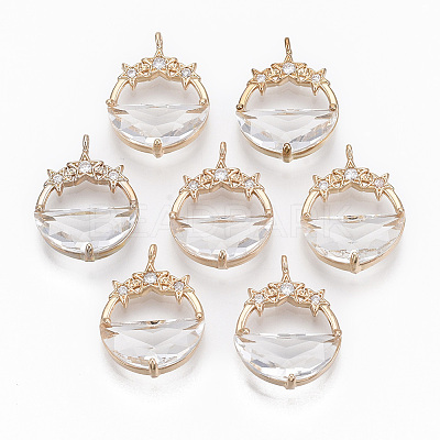 Glass Pendants X-GLAA-T021-01D-1