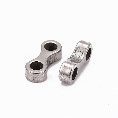 Tarnish Resistant 201 Stainless Steel Bead Spacer Bars X-STAS-R064-41-1