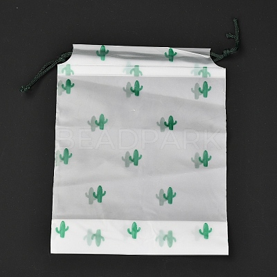 Plastic Frosted Drawstring Bags LS-ABAG-M003-01A-07-1