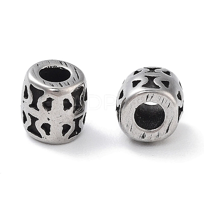 304 Stainless Steel Beads Hand Polished STAS-M057-42AS-01-1