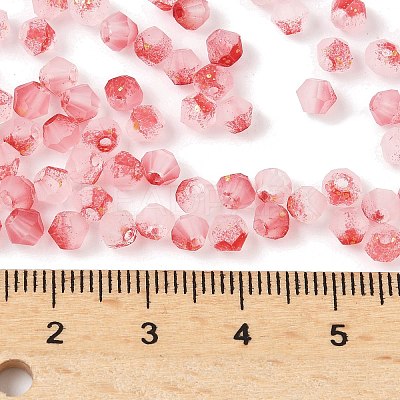 Frosted Glass Beads FGLA-D300-01C-1