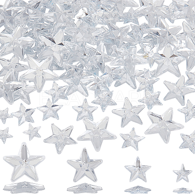100Pcs Acrylic Rhinestone Cabochons OACR-CY0001-01-1