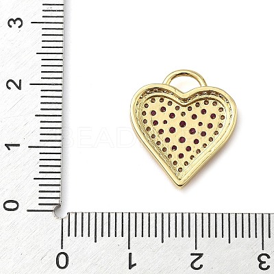 Brass Micro Pave Cubic Zirconia Pendants KK-I276-29G-04-1