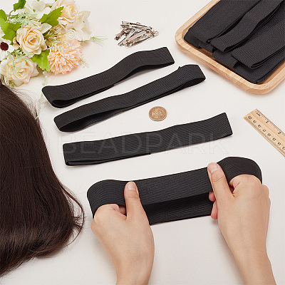 Adjustable Nylon Elastic Melt Band with Magic Tape AJEW-WH0475-72-1