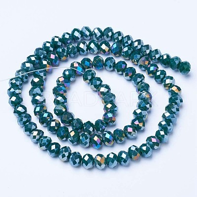 Electroplate Glass Beads Strands LS-EGLA-A034-P10mm-B10-1