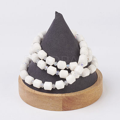 Wood Necklace Displays NDIS-E020-05B-1