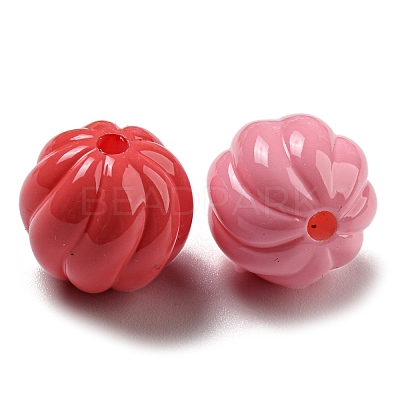 Baking Paint Opaque Acrylic Beads MACR-D083-15-1