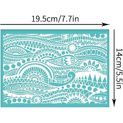 Self-Adhesive Silk Screen Printing Stencil DIY-WH0337-051-1