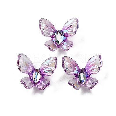Rainbow Color Resin Cabochons CRES-R459-02C-1