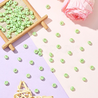 Opaque Acrylic Beads MACR-YW0003-55H-1