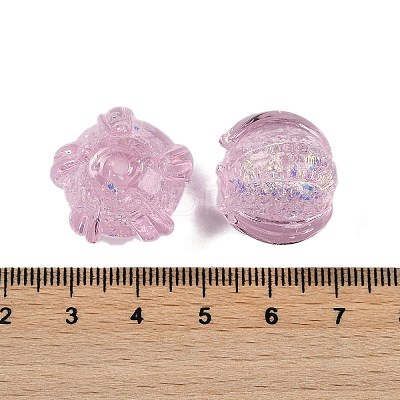 Handmade Gold Foil Lampwork Glass Beads FOIL-K003-03A-1