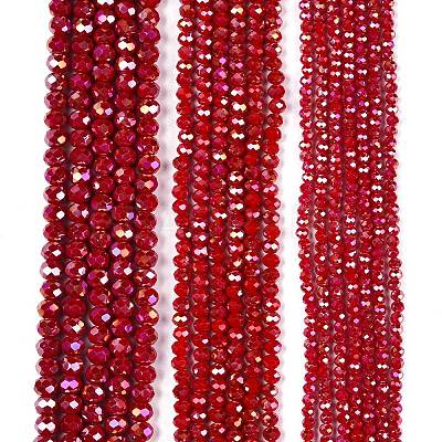 Electroplate Glass Beads Strands LS-EGLA-A044-P8mm-B15-1