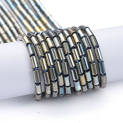 Electroplate Glass Beads Strands X-EGLA-K014-B-FP05-1