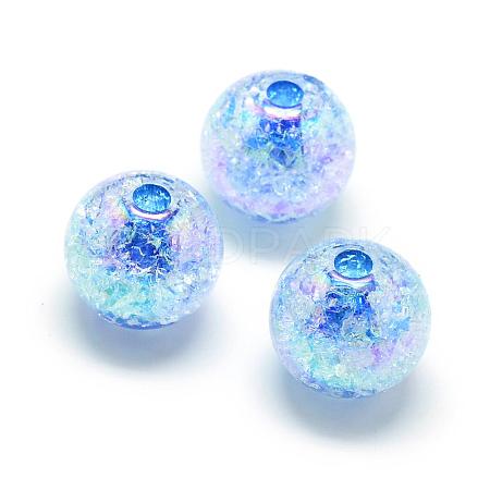 Crackle Style Acrylic Beads MACR-S825-20mm-F-1