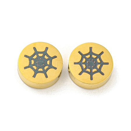 Halloween Theme 304 Stainless Steel Beads LS-STAS-M069-01D-G-1