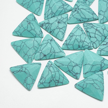 Synthetic Turquoise Cabochons TURQ-S290-28A-01-1