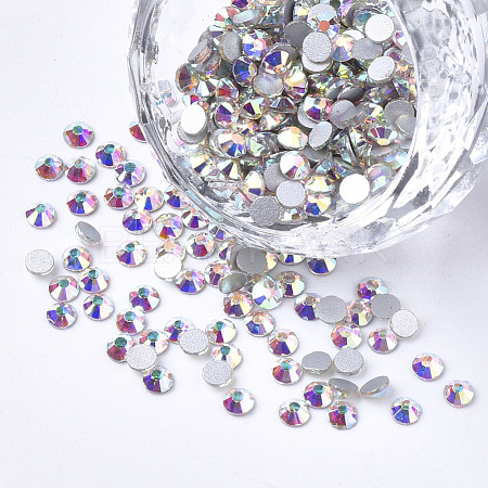 Glass Rhinestone Flat Back Cabochons RGLA-S002-06SS-15-1
