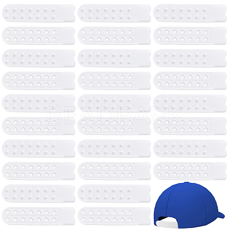 40 Sets Plastic Snapback Strap with 7 Holes FIND-BC0013-41B-1